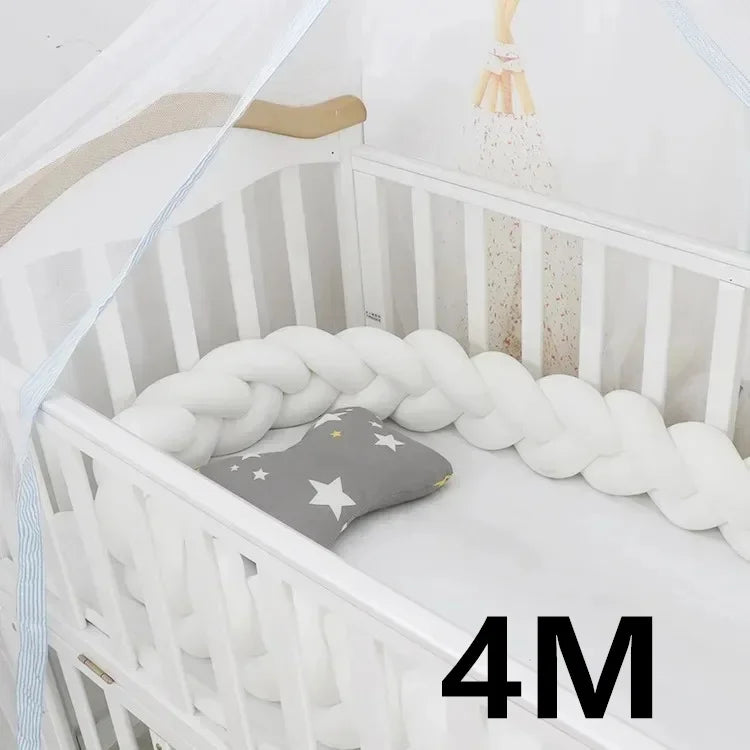 Cot bumper, Braided Cot Bumper for Toddlers