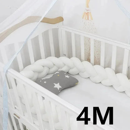 Cot bumper, Braided Cot Bumper for Toddlers