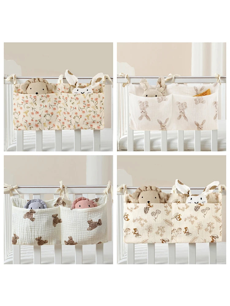 Multifunctional Baby Cot Storage Bag